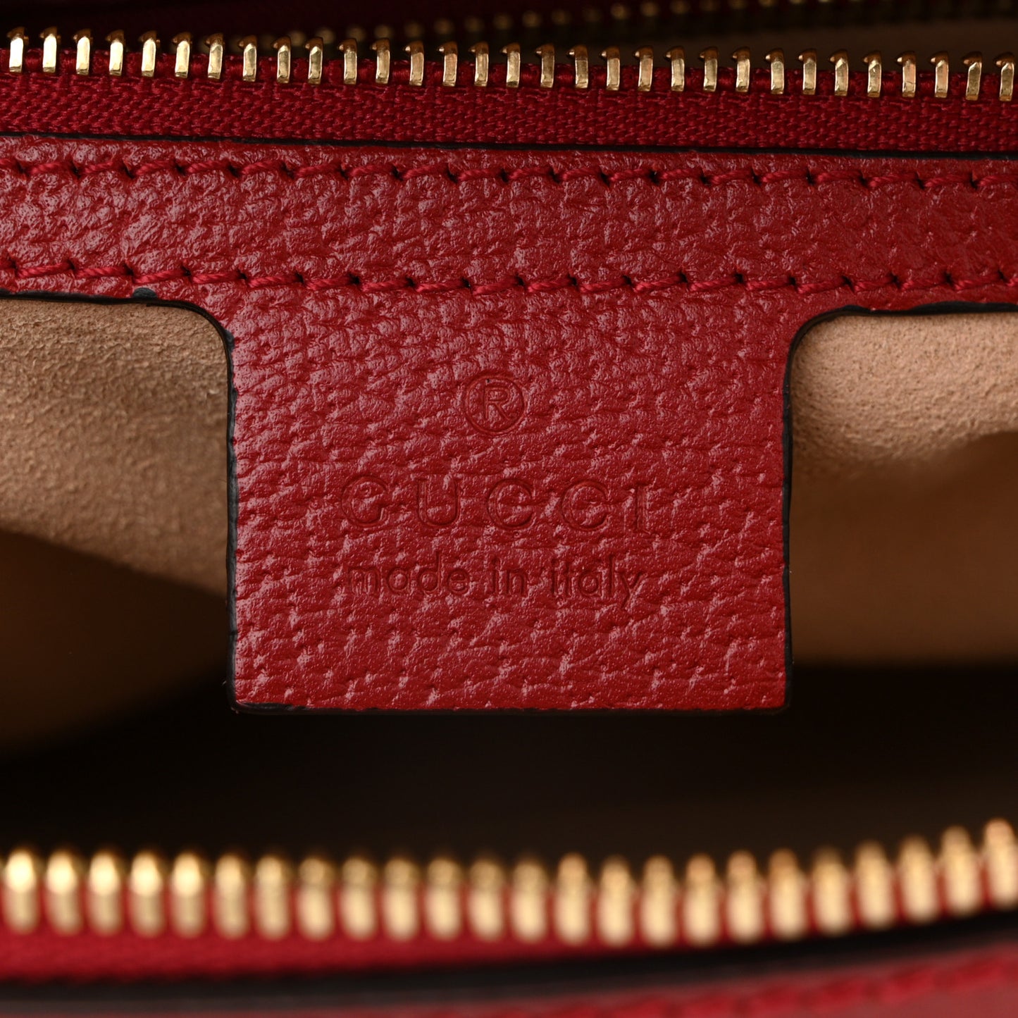 GG Supreme Monogram Flora Web Small Ophidia Top Handle Shoulder Bag Hibiscus Red