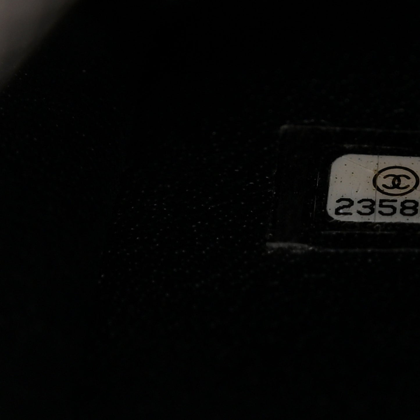 Caviar Lizard Quilted Large Coco Handle Flap Black