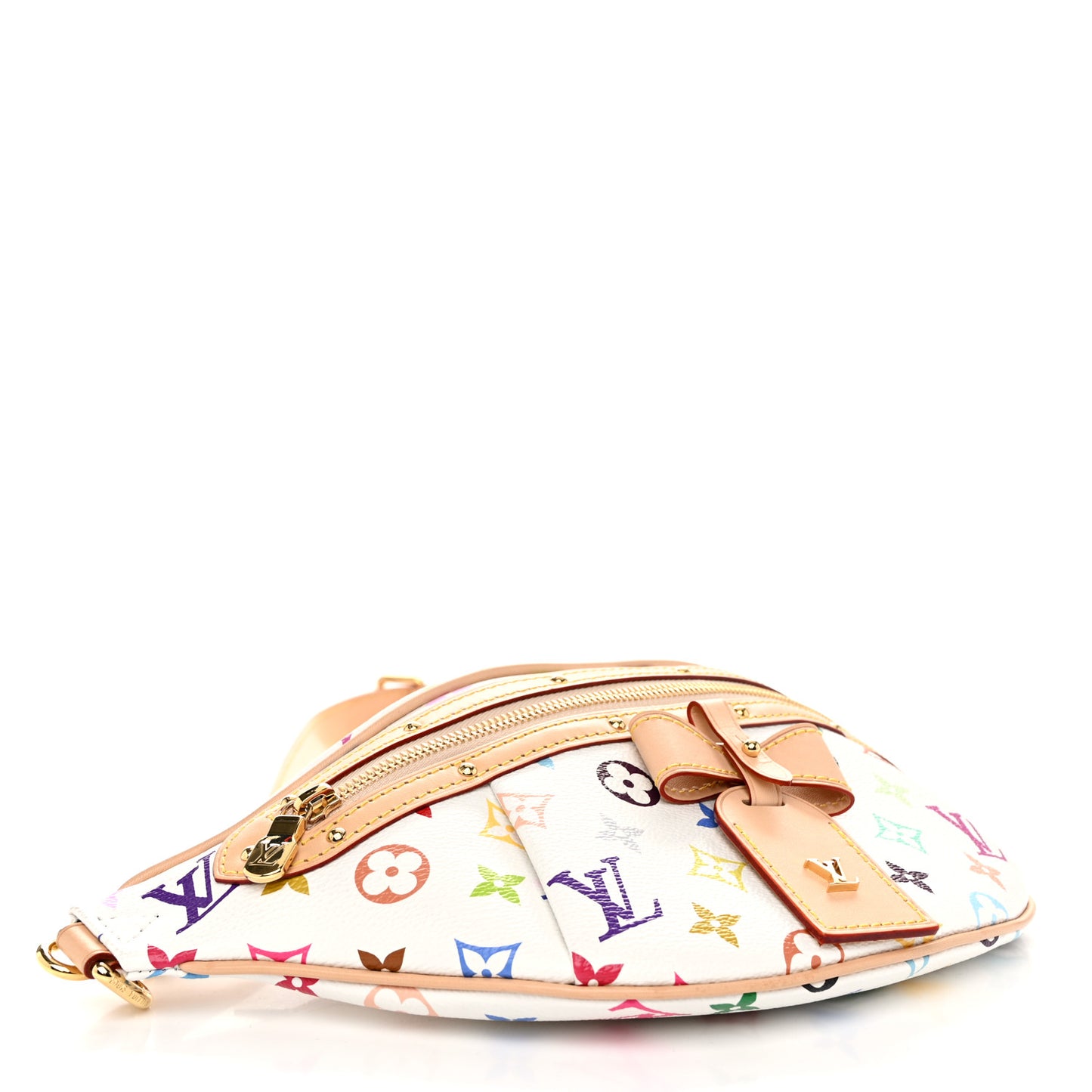 LV X TM Monogram Multicolor High Rise Bumbag White