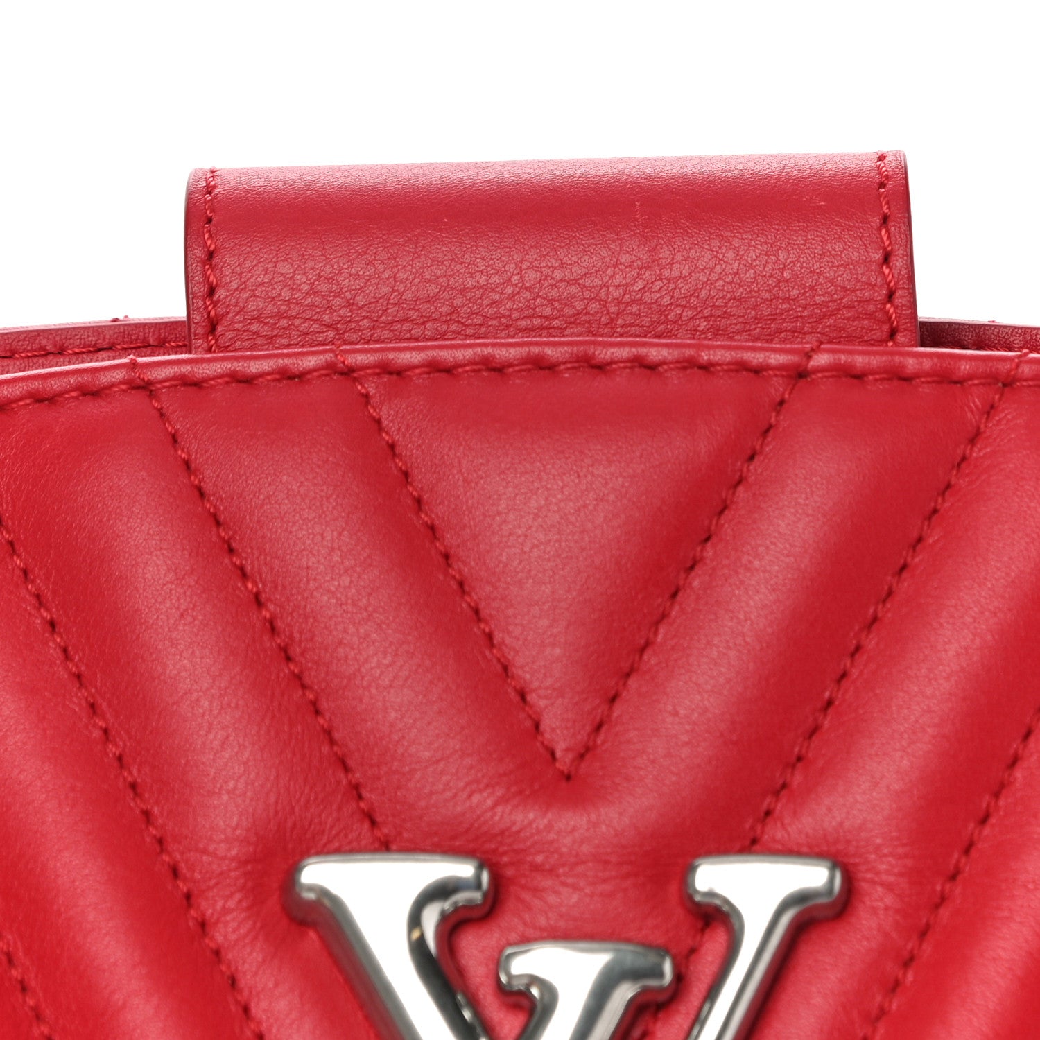 Louis Vuitton Calfskin New Wave Chain Tote Ecarlate 11 of 11
