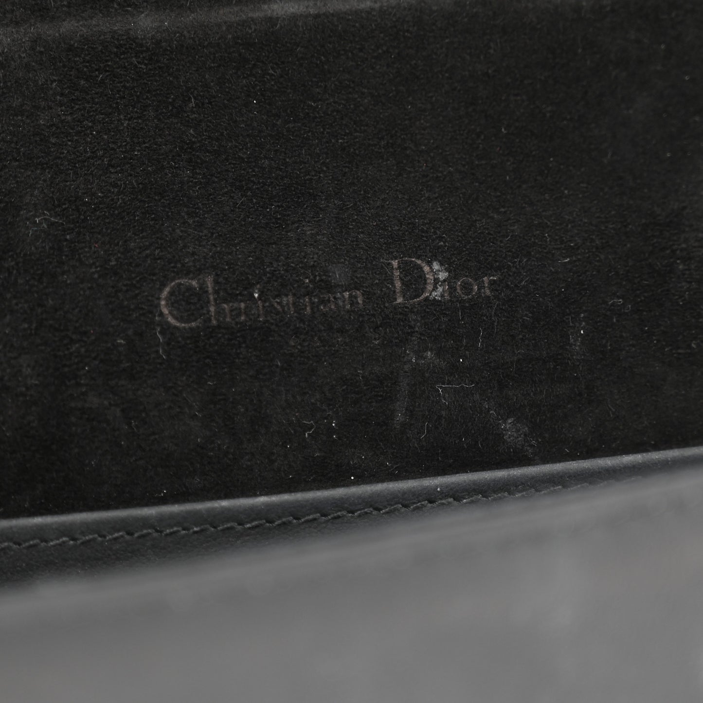 Ultra Matte Calfskin Cannage Lady Dior Clutch Black
