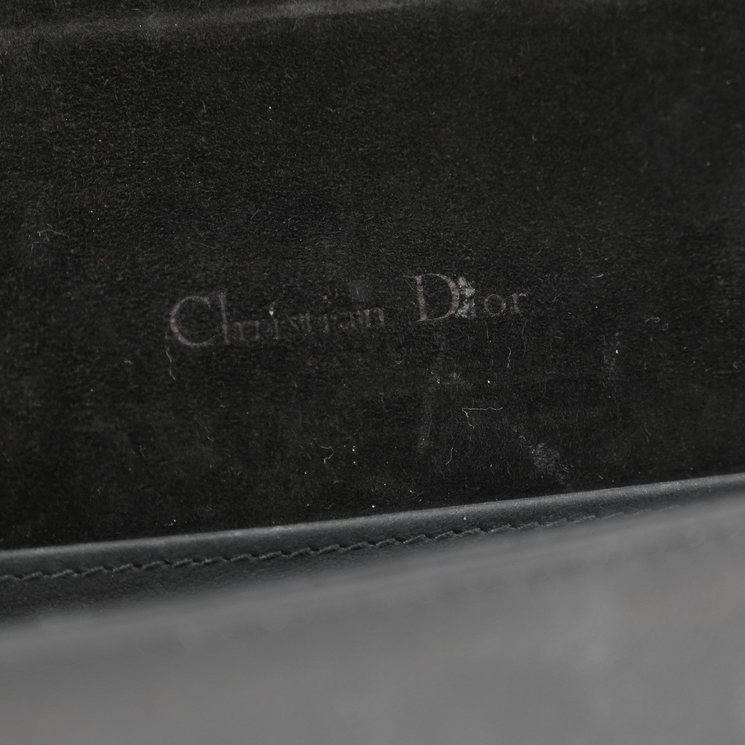 Christian Dior Ultra Matte Calfskin Cannage Lady Dior Clutch Black 8 of 14