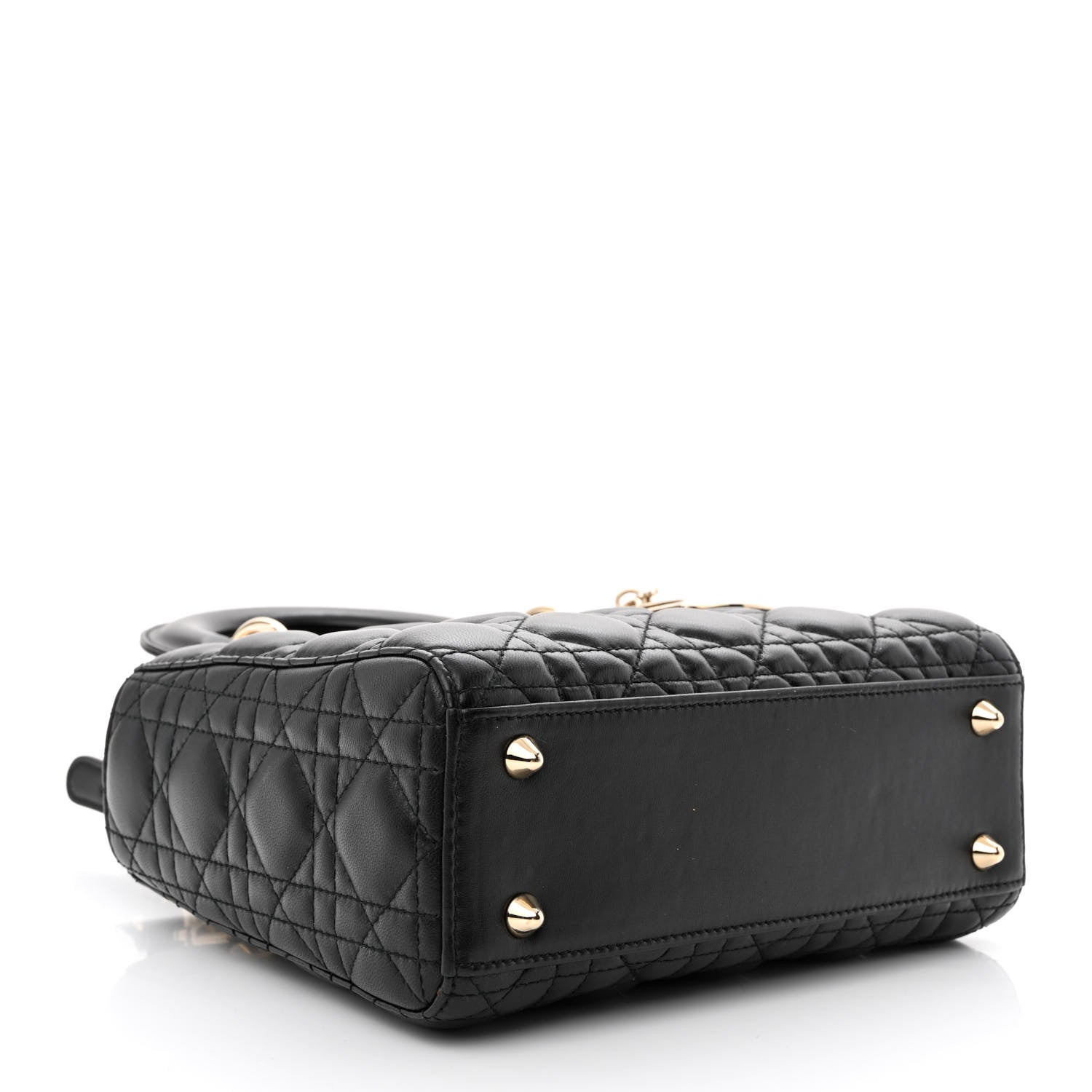 Christian Dior Lambskin Cannage Small Lucky Badges My Lady Dior Black 4 of 10