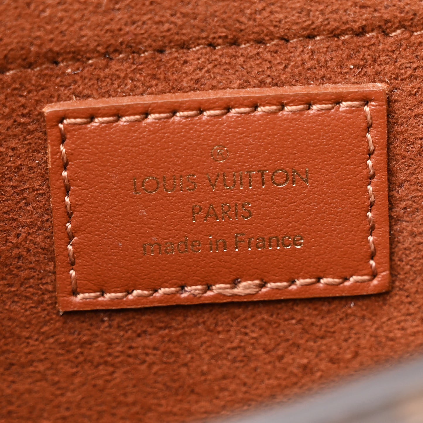 Monogram Padlock On Strap Caramel