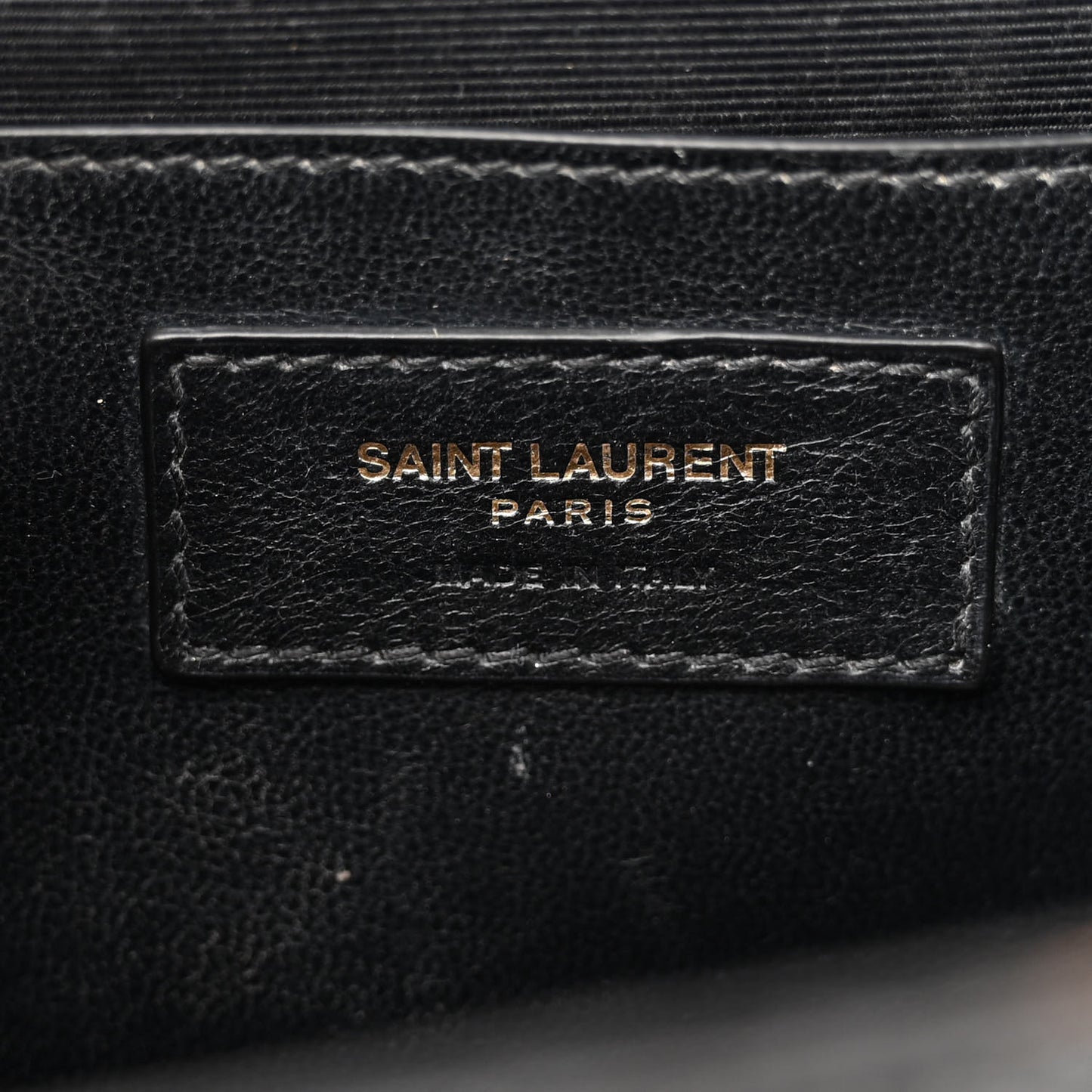 Grain De Poudre Textured Mixed Matelasse Triquilt Medium Monogram Satchel Black