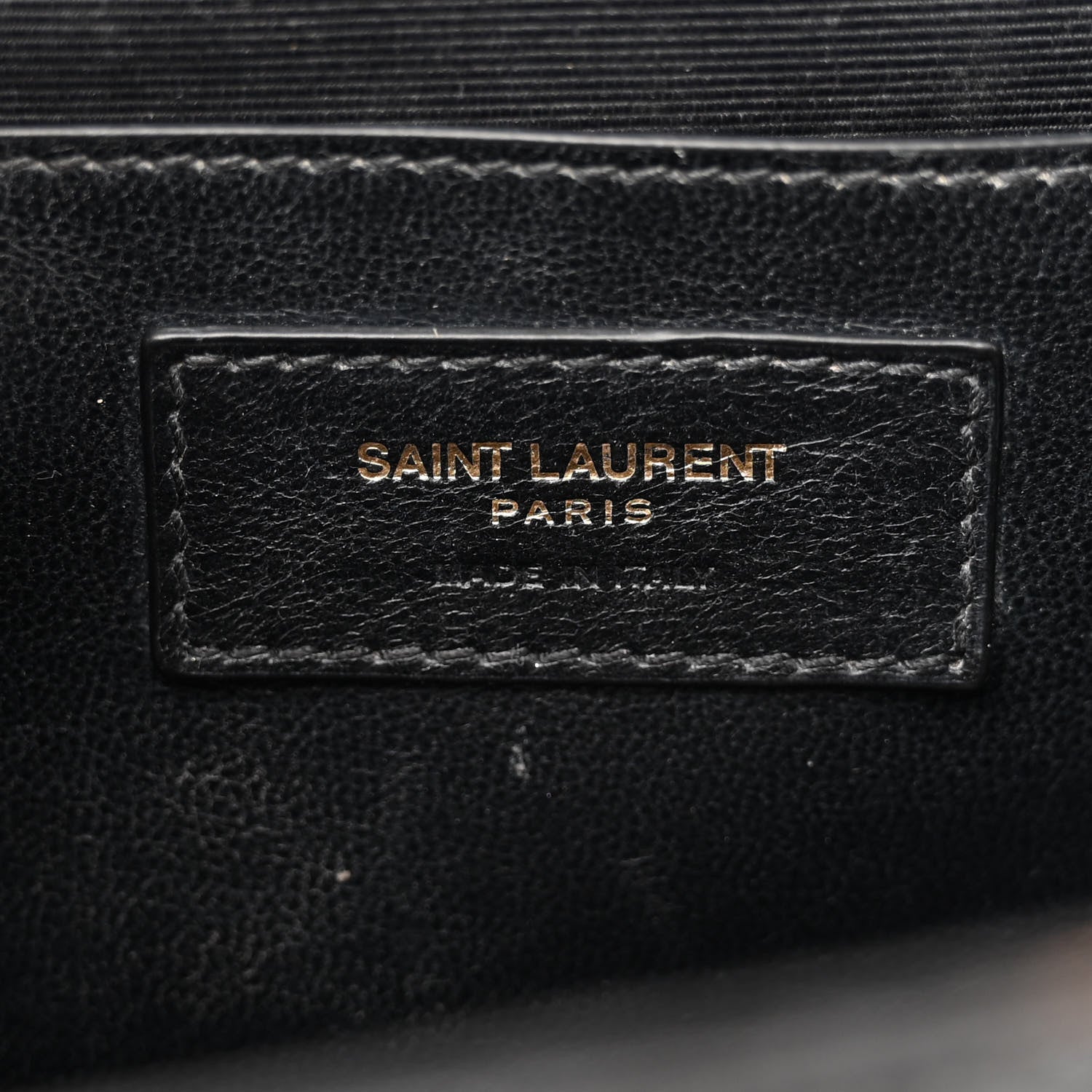 Saint Laurent Grain De Poudre Textured Mixed Matelasse Triquilt Medium Monogram Satchel Black 6 of 14