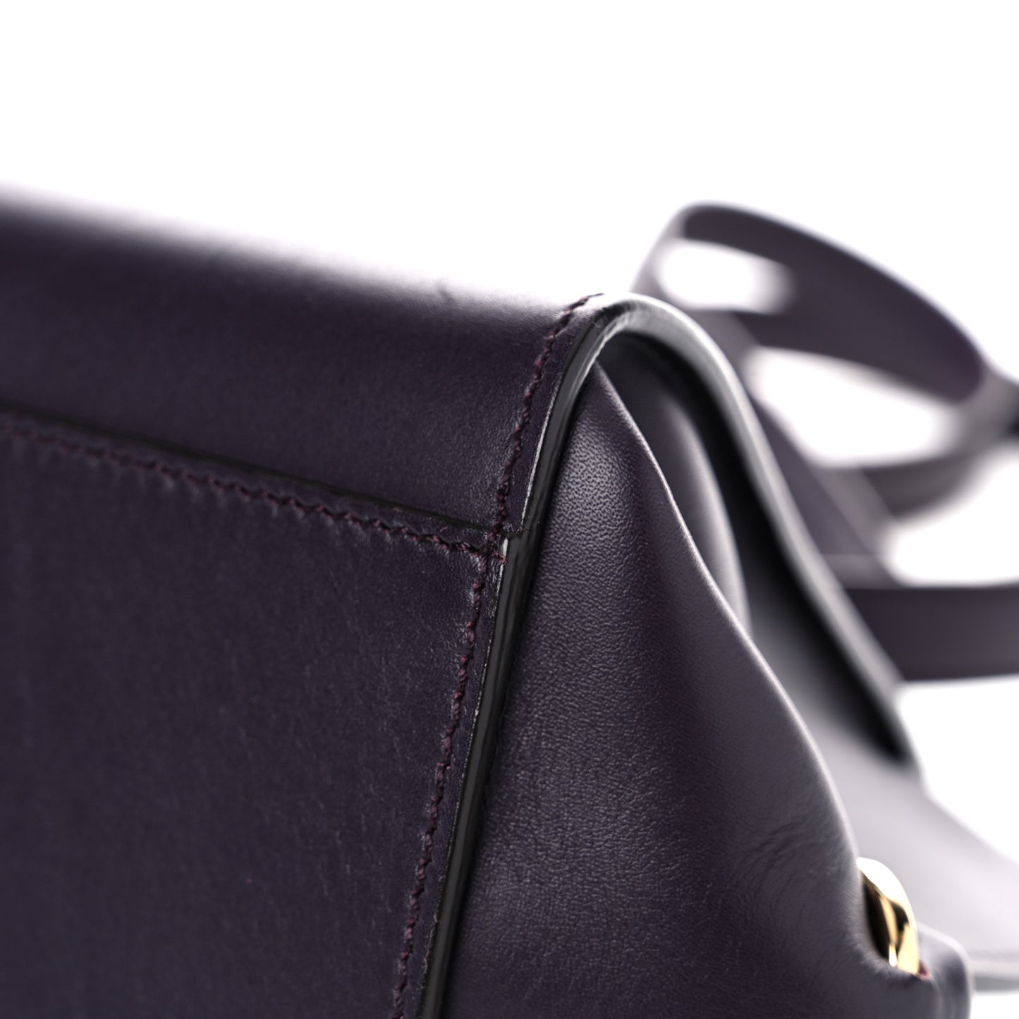 Calfskin Sofia Shoulder Bag Purple