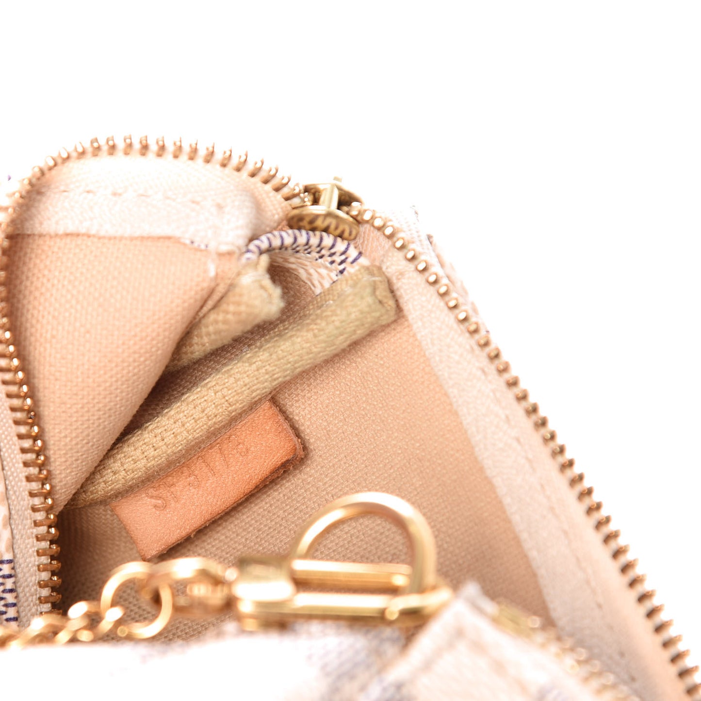 Damier Azur 2016 Christmas Animation Mini Pochette Accessories