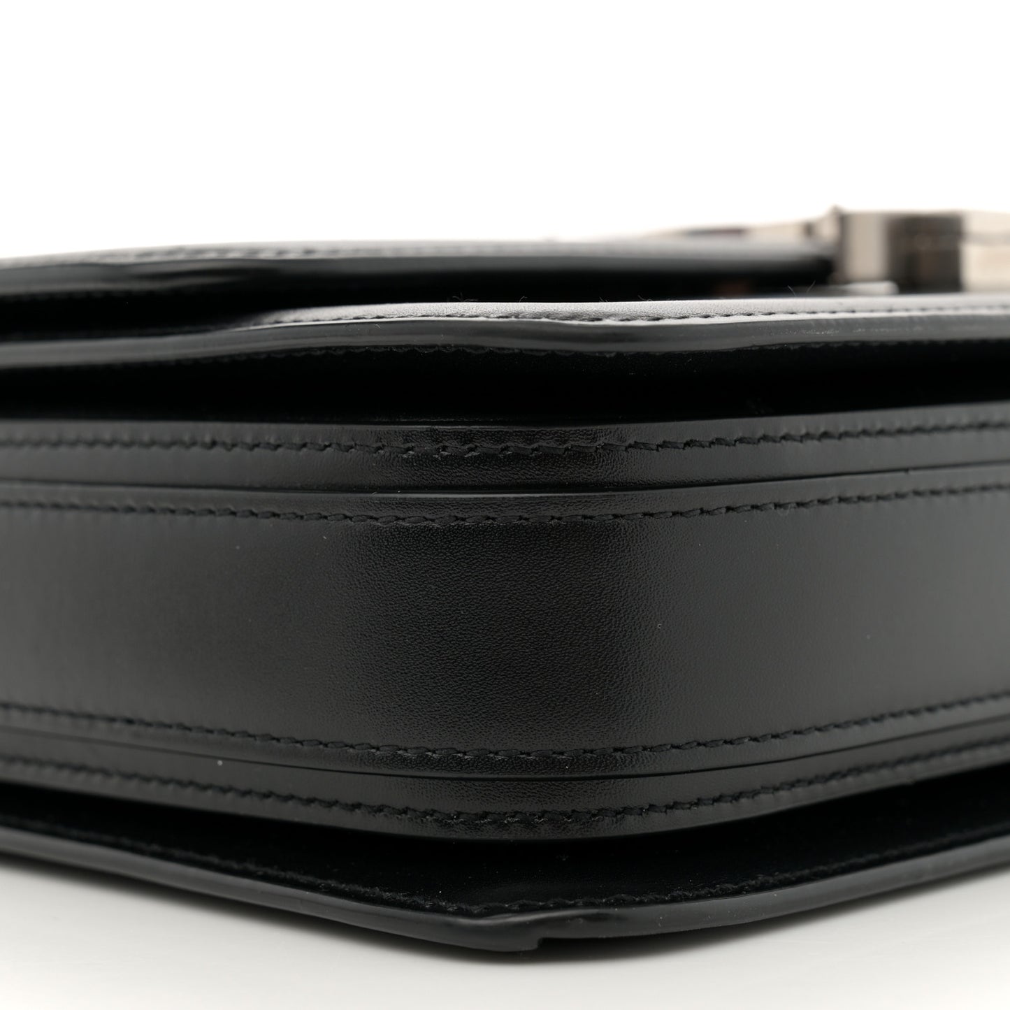 Box Calfskin Monogram Medium Solferino Satchel Black