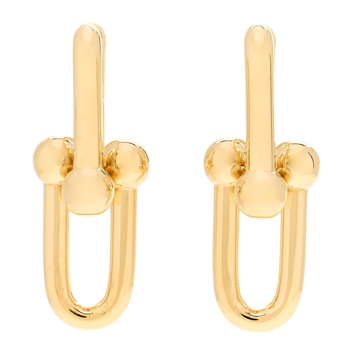 18K Yellow Gold Large HardWear Link Earrings