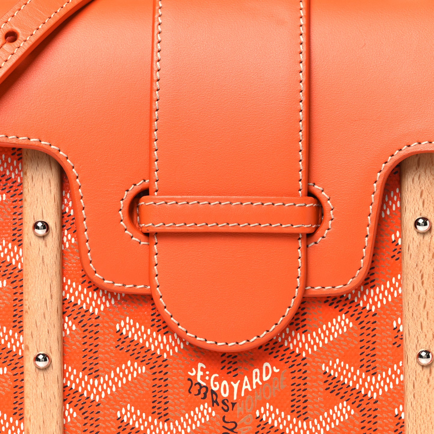 Goyardine Structure Mini Saigon Orange