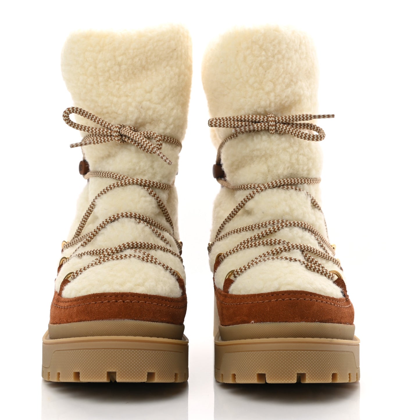 Suede Shearling Vlogo Trekkgirl 25/40mm Boots 38.5 Selleria