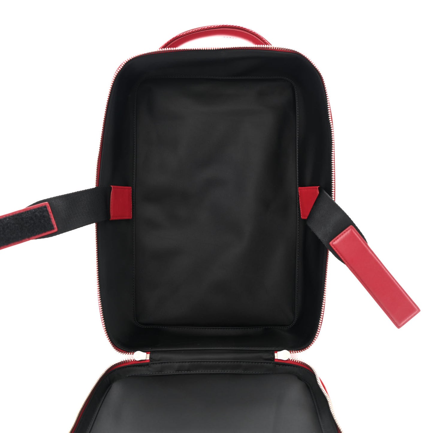Calfskin Oblique Galaxy Perforated Marsupio World Tour Pelle Sling Red White