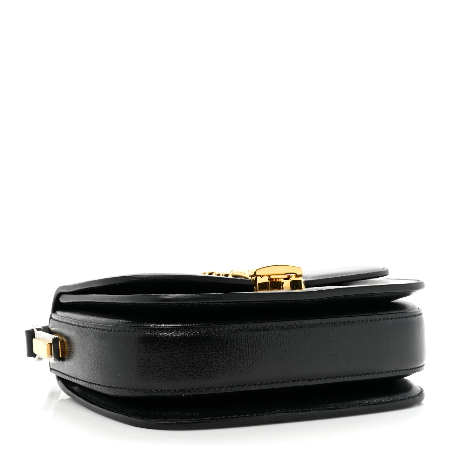 Gucci Azalea Calfskin Mini Sylvie 1969 Flap Messenger Bag Black 4 of 10