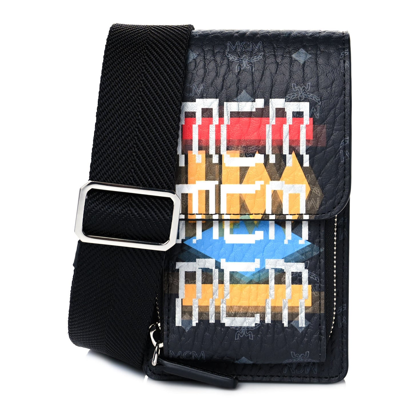 Visetos Geo Graffiti Phone Case Crossbody Black