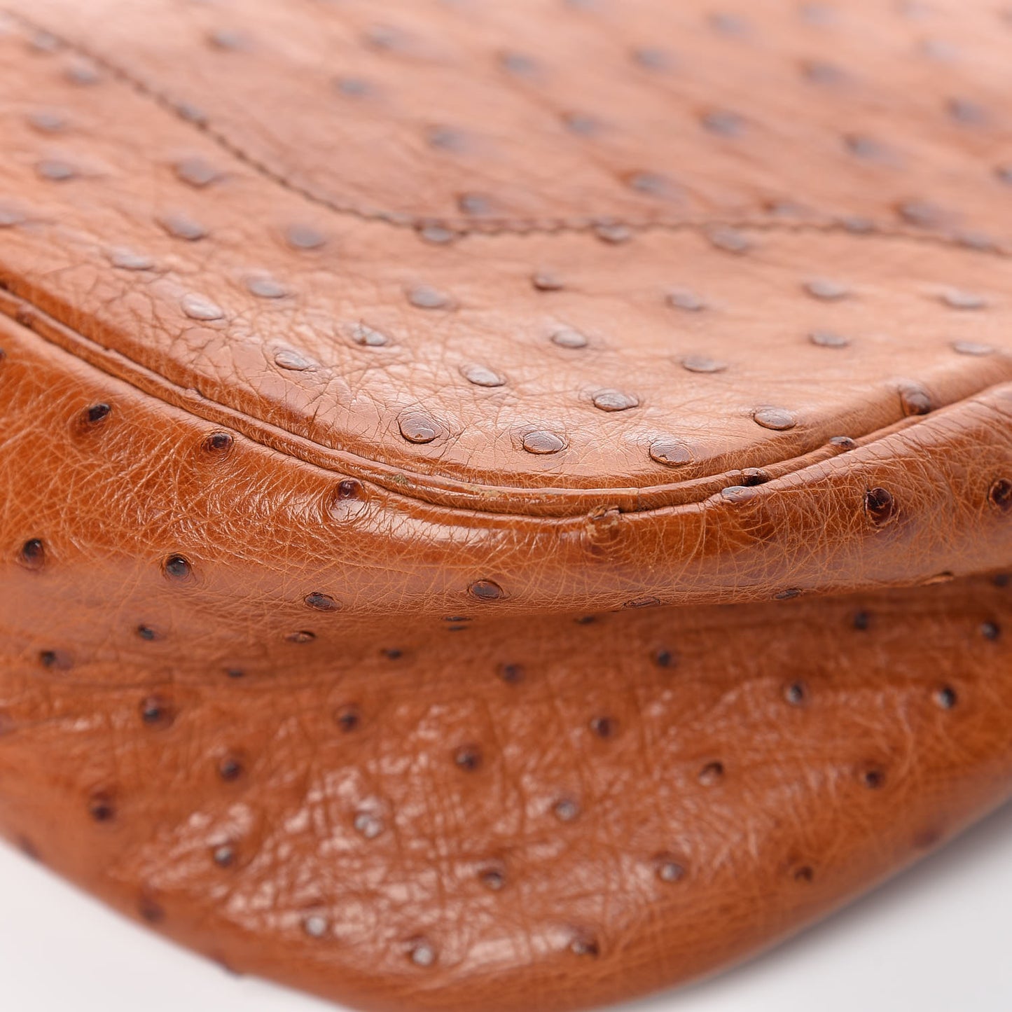 Ostrich Trim II 31 Cognac