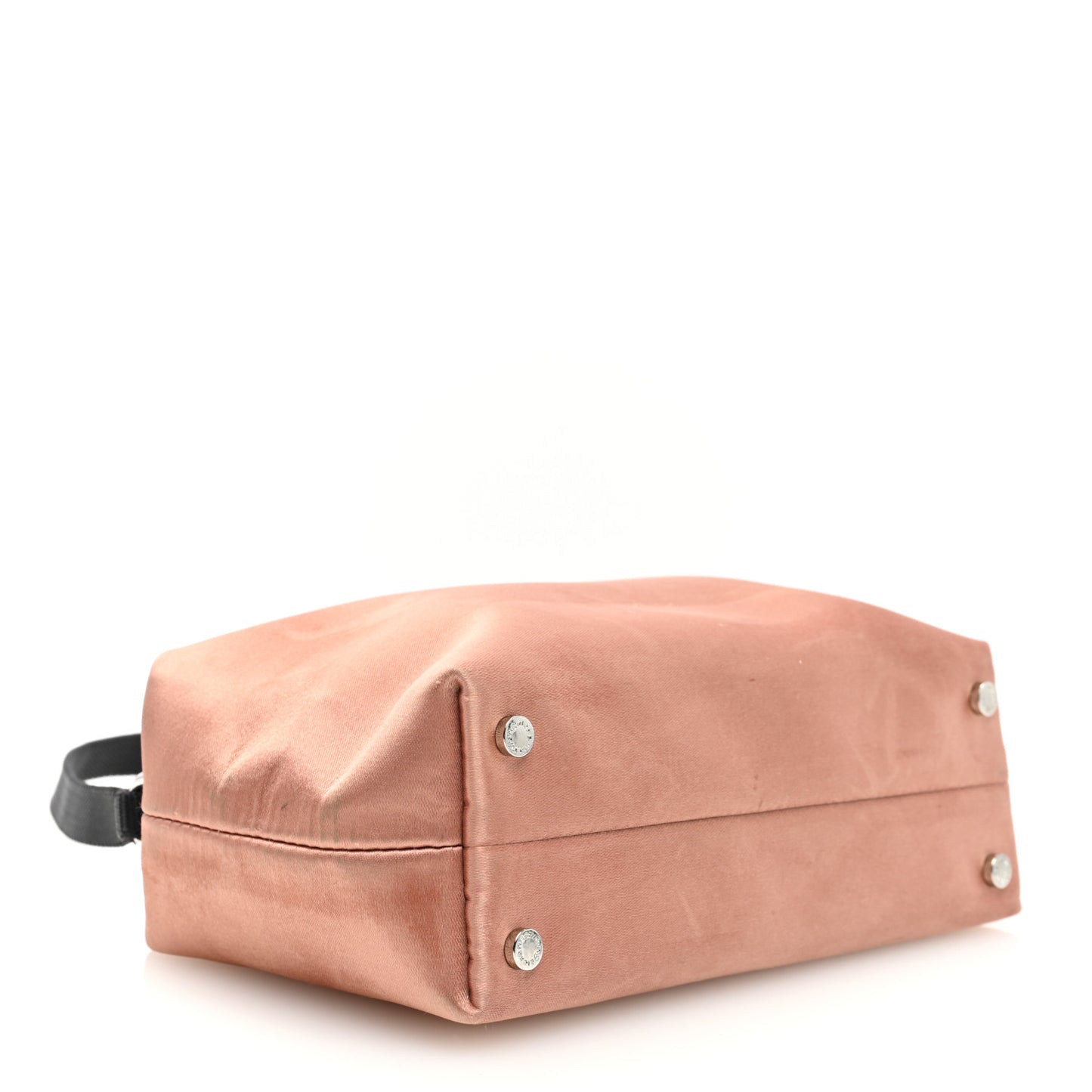 Satin Crystal Heiress Pouch Light Pink