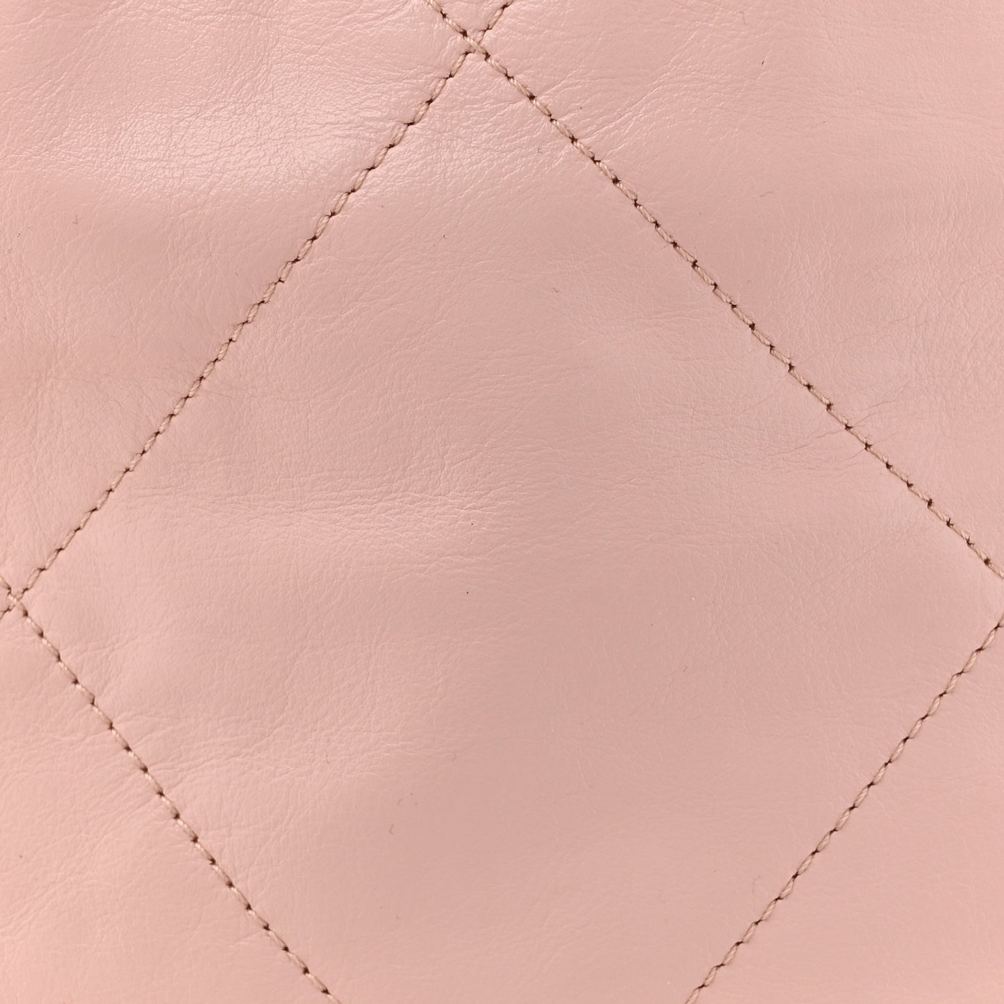 Shiny Calfskin Quilted Chanel 22 Pink