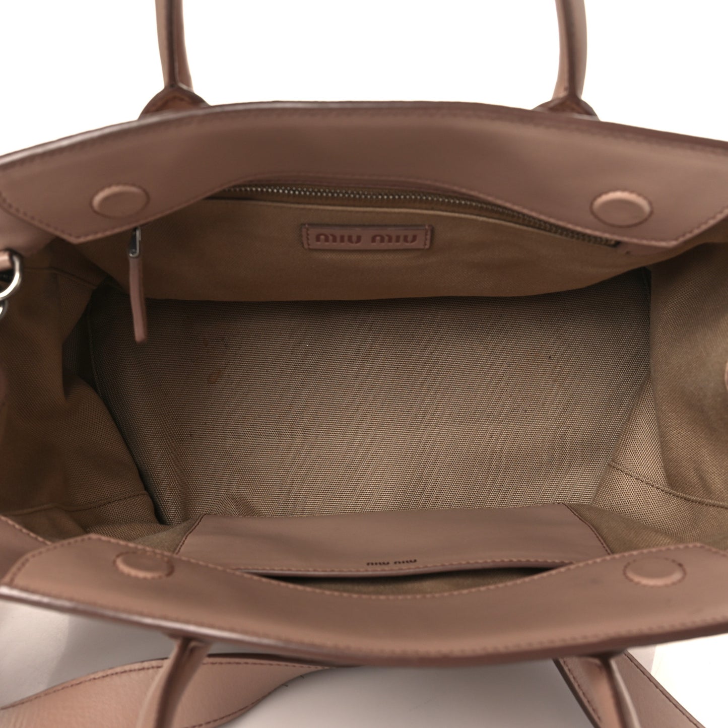 Madras Soft Calfskin Top Handle Satchel Cammeo