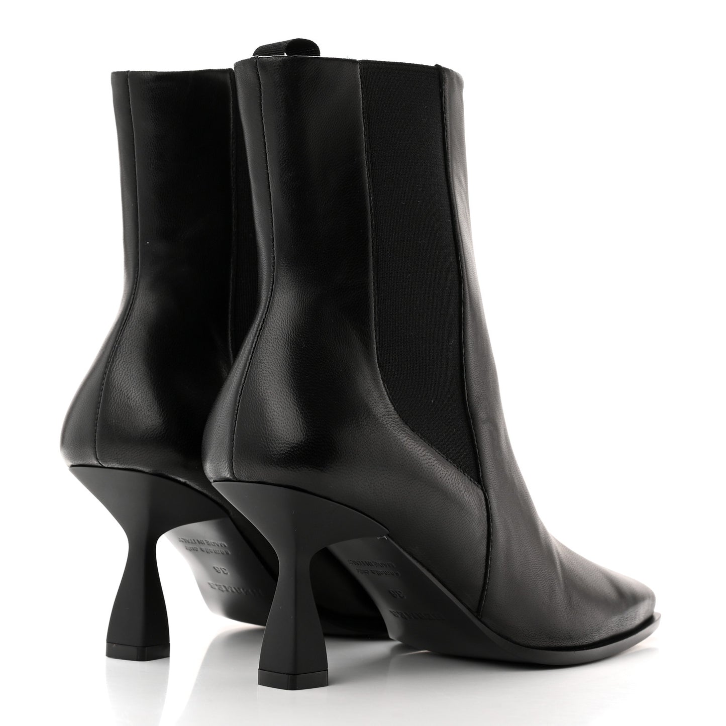 Nappa Gill 75 Ankle Boots 36 Black