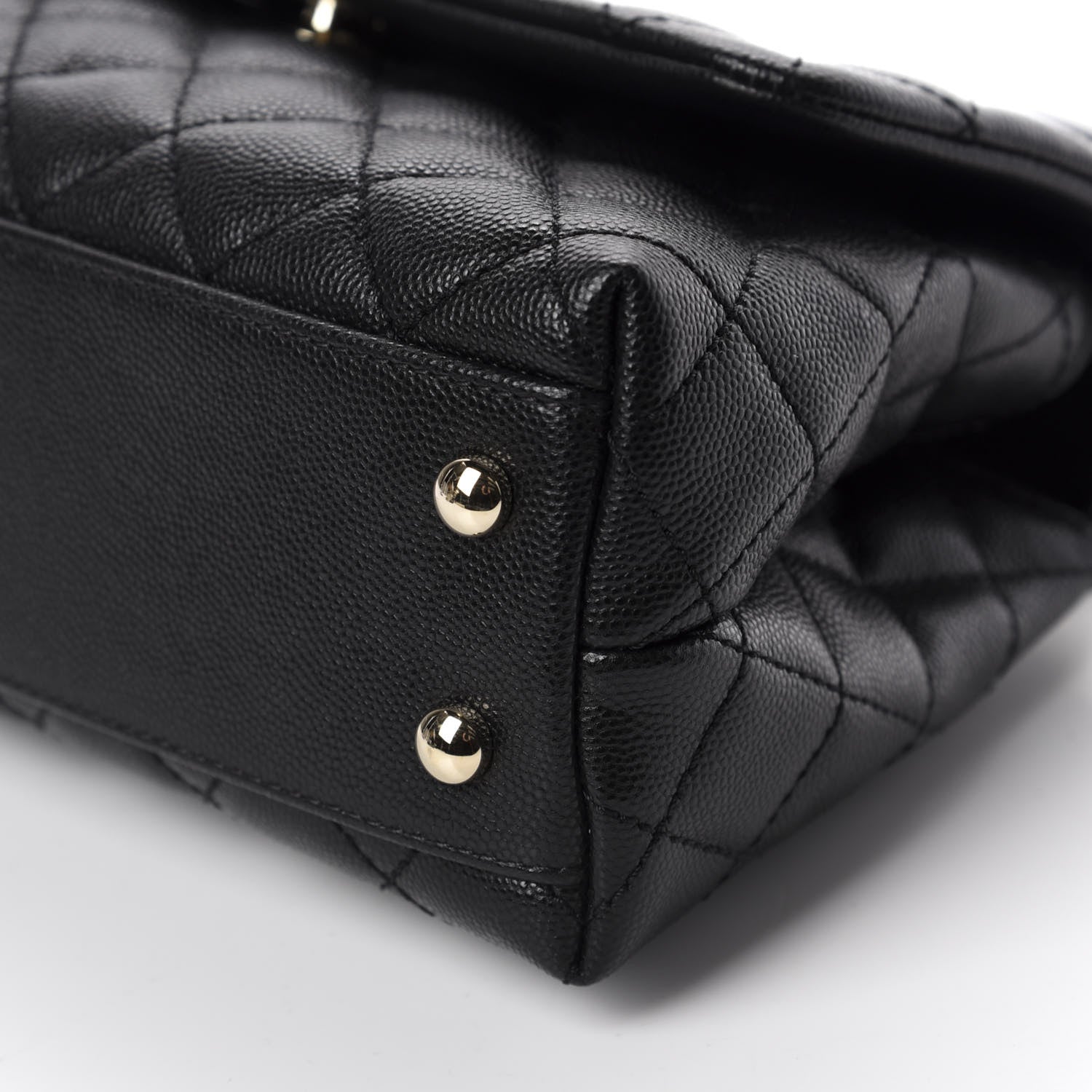 Chanel Caviar Quilted Mini Coco Handle Flap Black 6 of 9