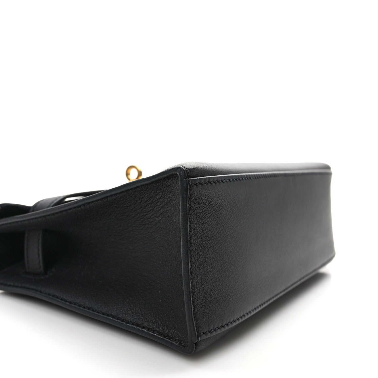 Hermes Swift Kelly Pochette Clutch Black 7 of 9