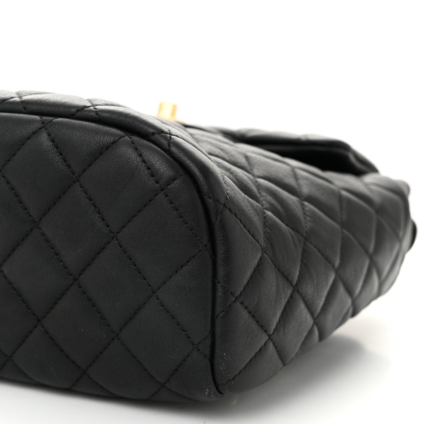 Calfskin Quilted Mini Urban Spirit Backpack Black
