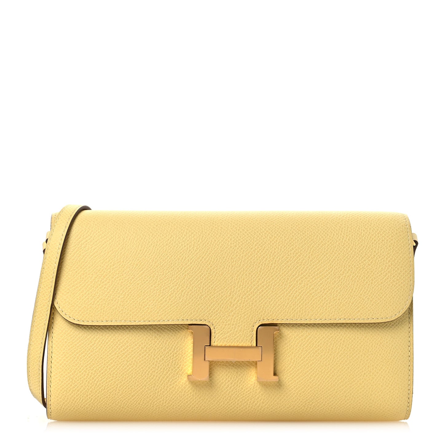 Epsom Constance Long Wallet To Go Wallet Jaune Poussin
