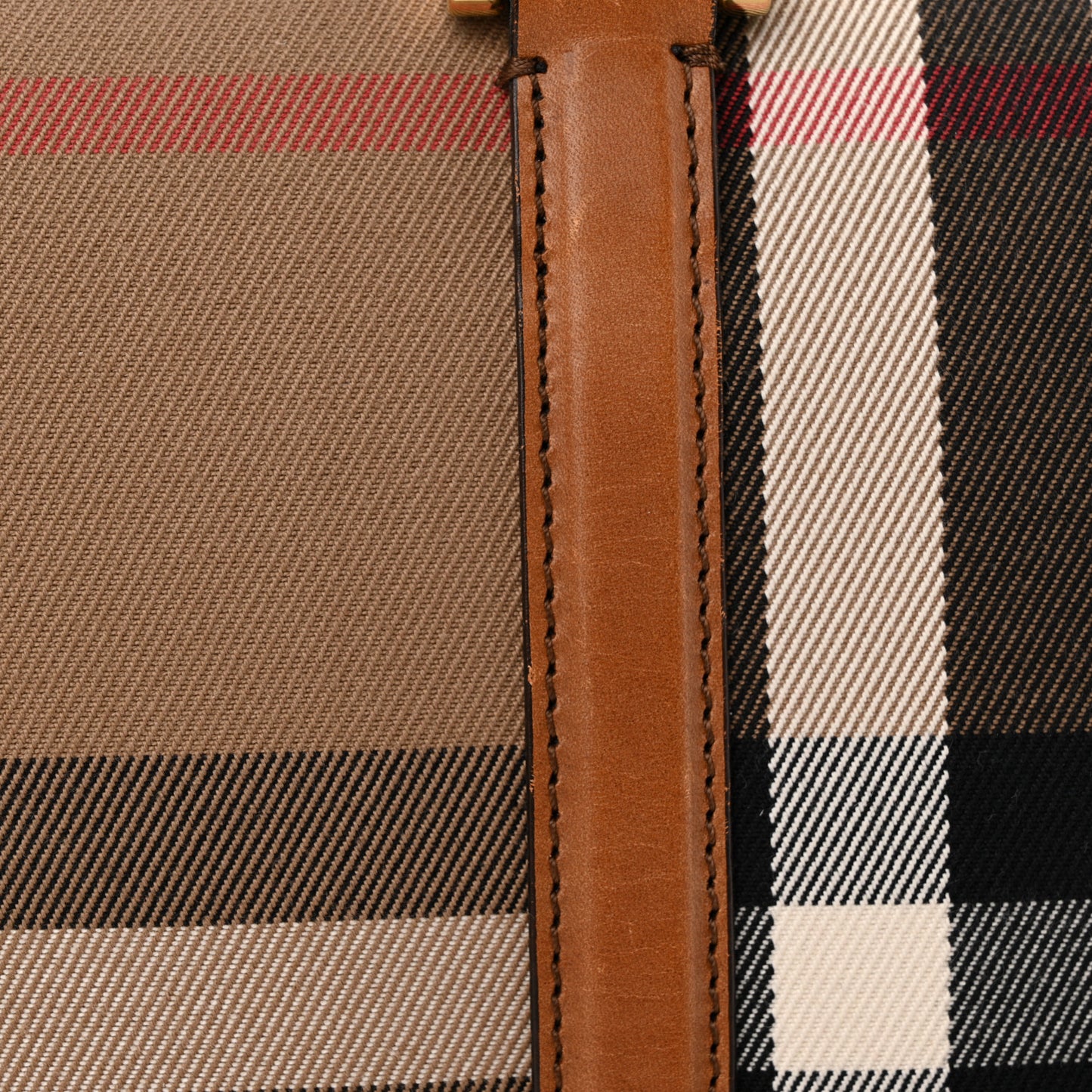 House Check Medium Alchester Bowling Bag Tan