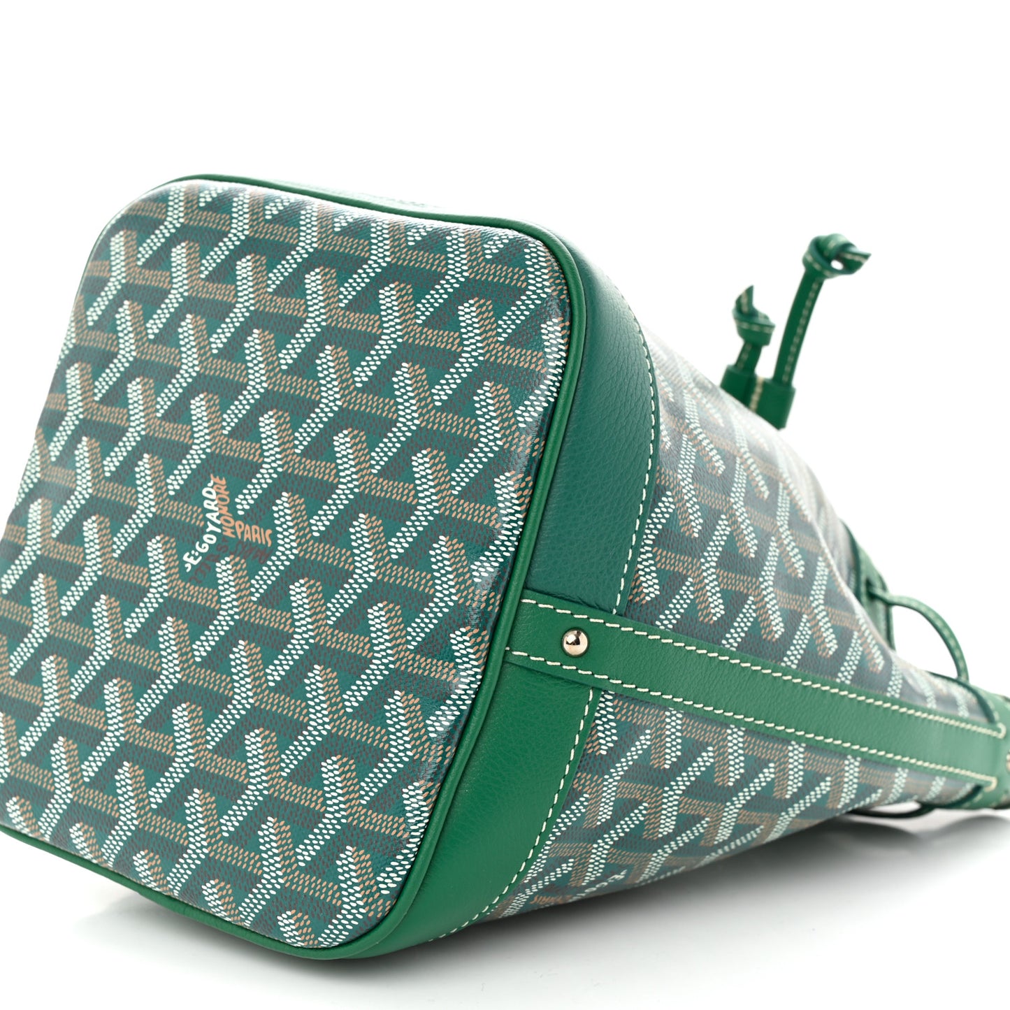 Goyardine Petit Flot Bucket Bag PM Green