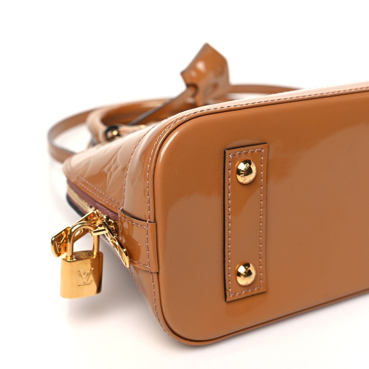 Louis Vuitton Vernis Alma BB Dune 8 of 9