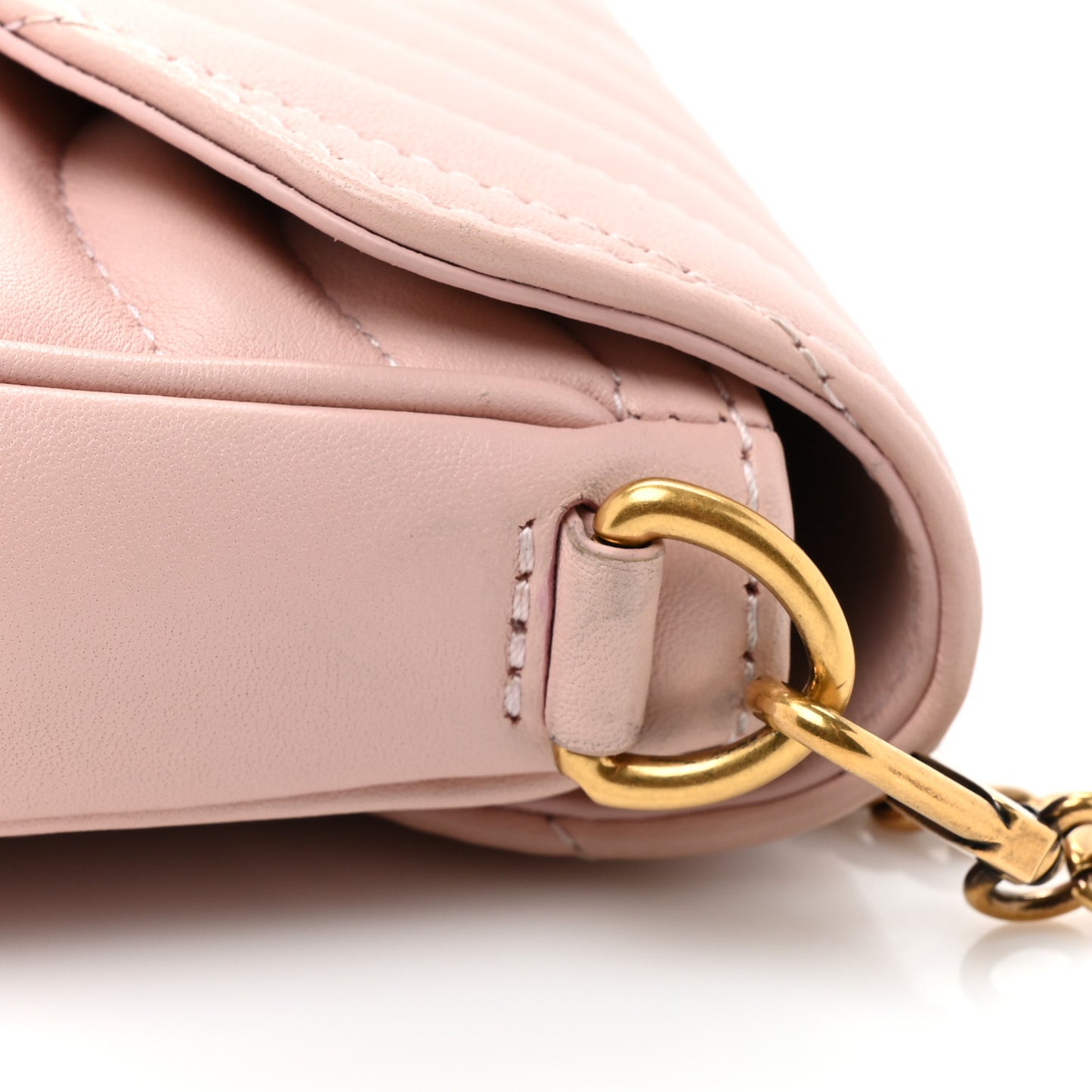 Calfskin New Wave Multi Pochette Rose Ballerine