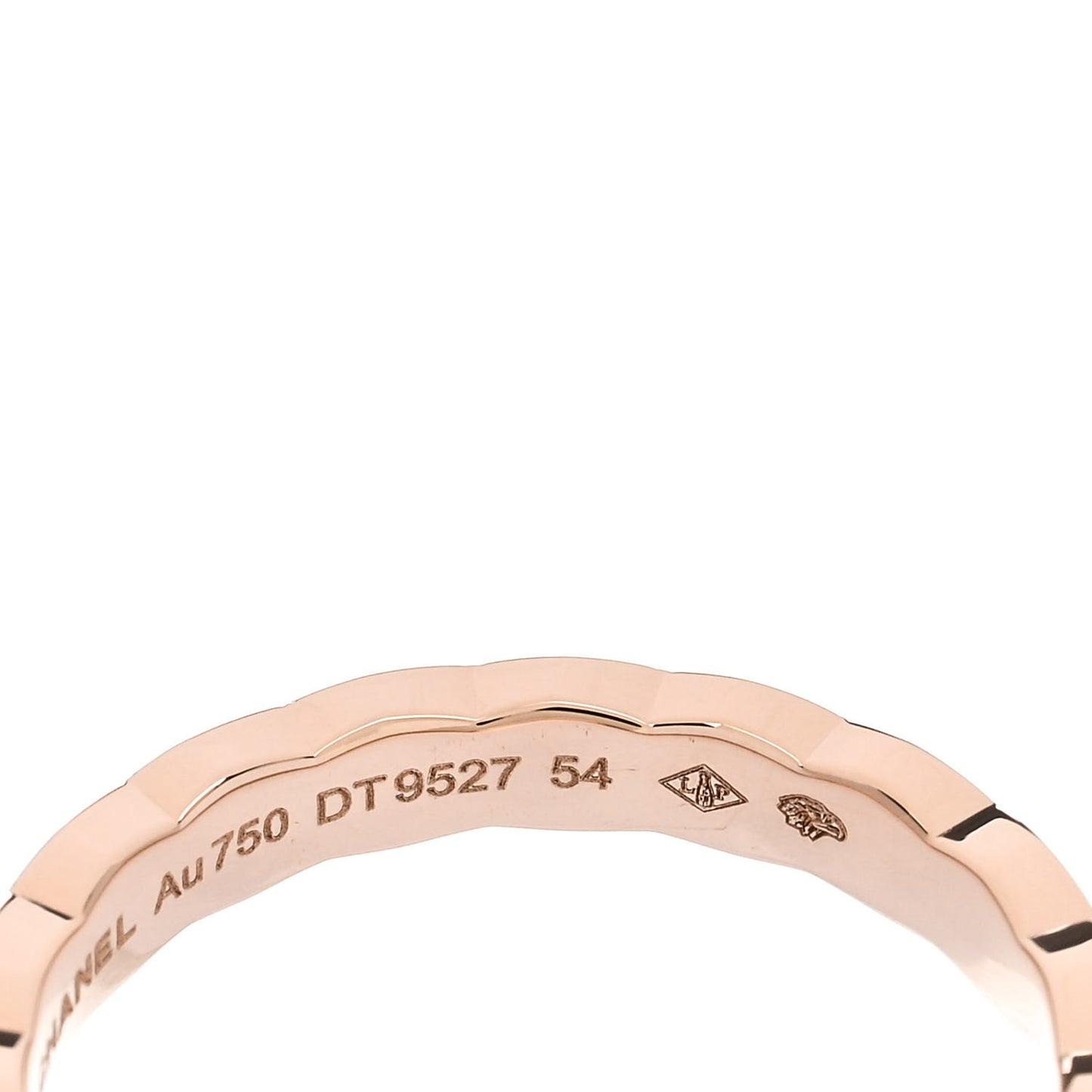 18K Beige Gold Mini Coco Crush Ring 54 6.75