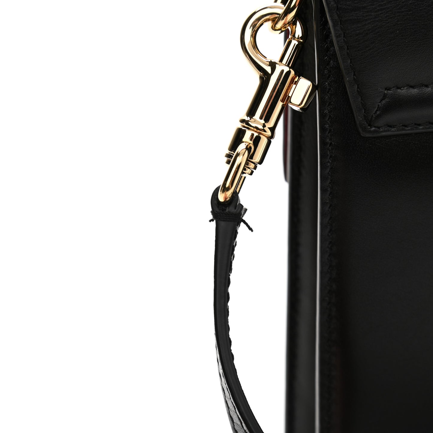 Calfskin Lucia Shoulder Bag Black