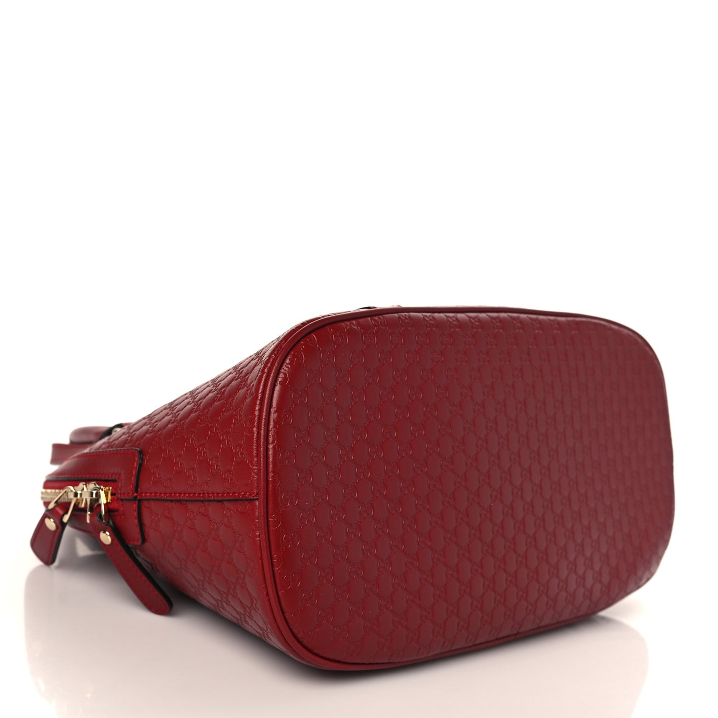 Microguccissima Medium Dome Bag Red