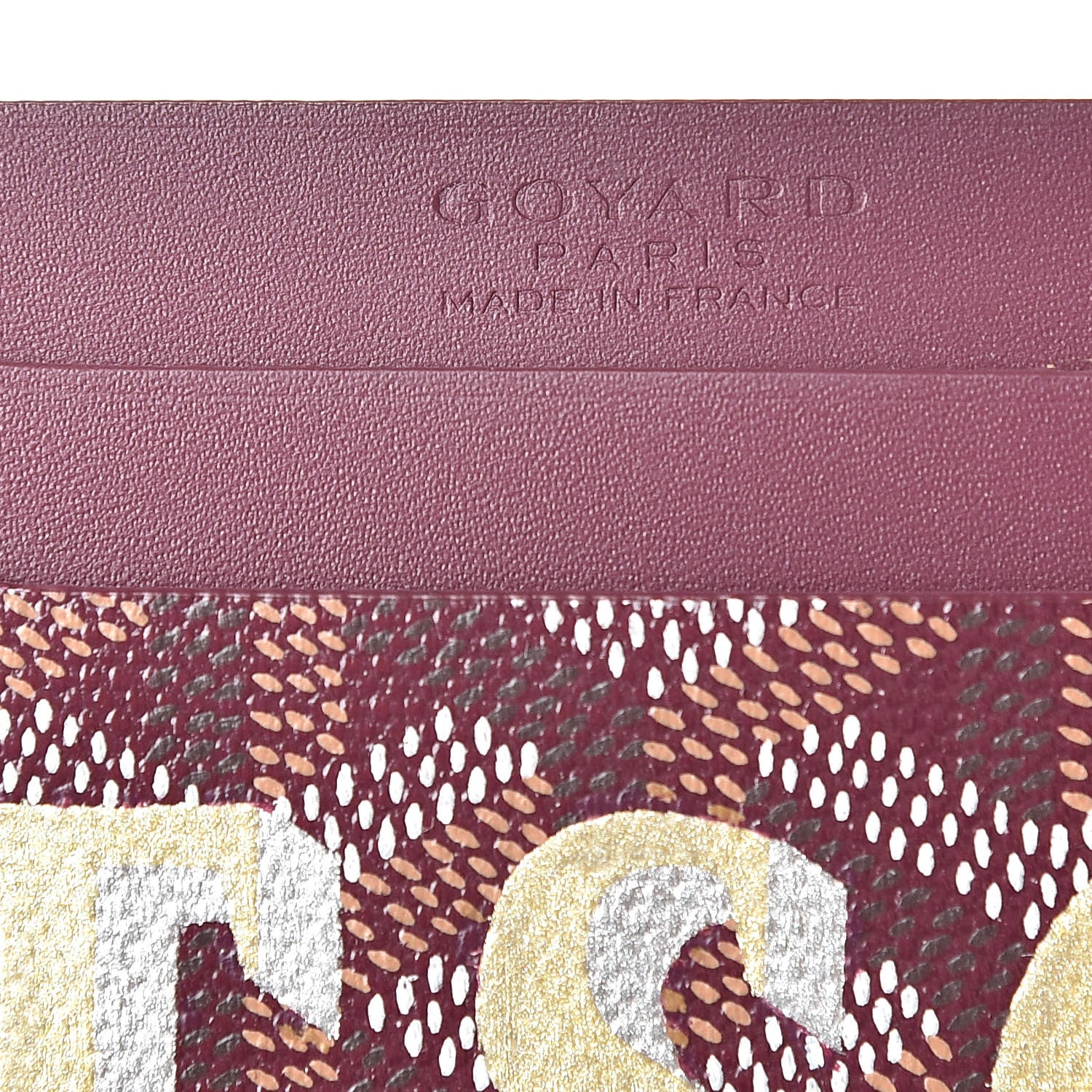 Goyard Goyardine Saint Sulpice Card Holder Bordeaux 6 of 8