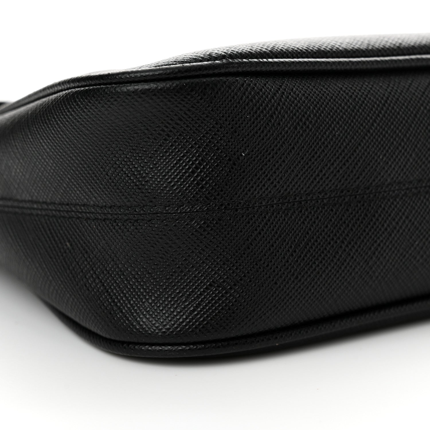 Prada Saffiano Lux Re-Edition 2005 Shoulder Bag Black 9 of 10