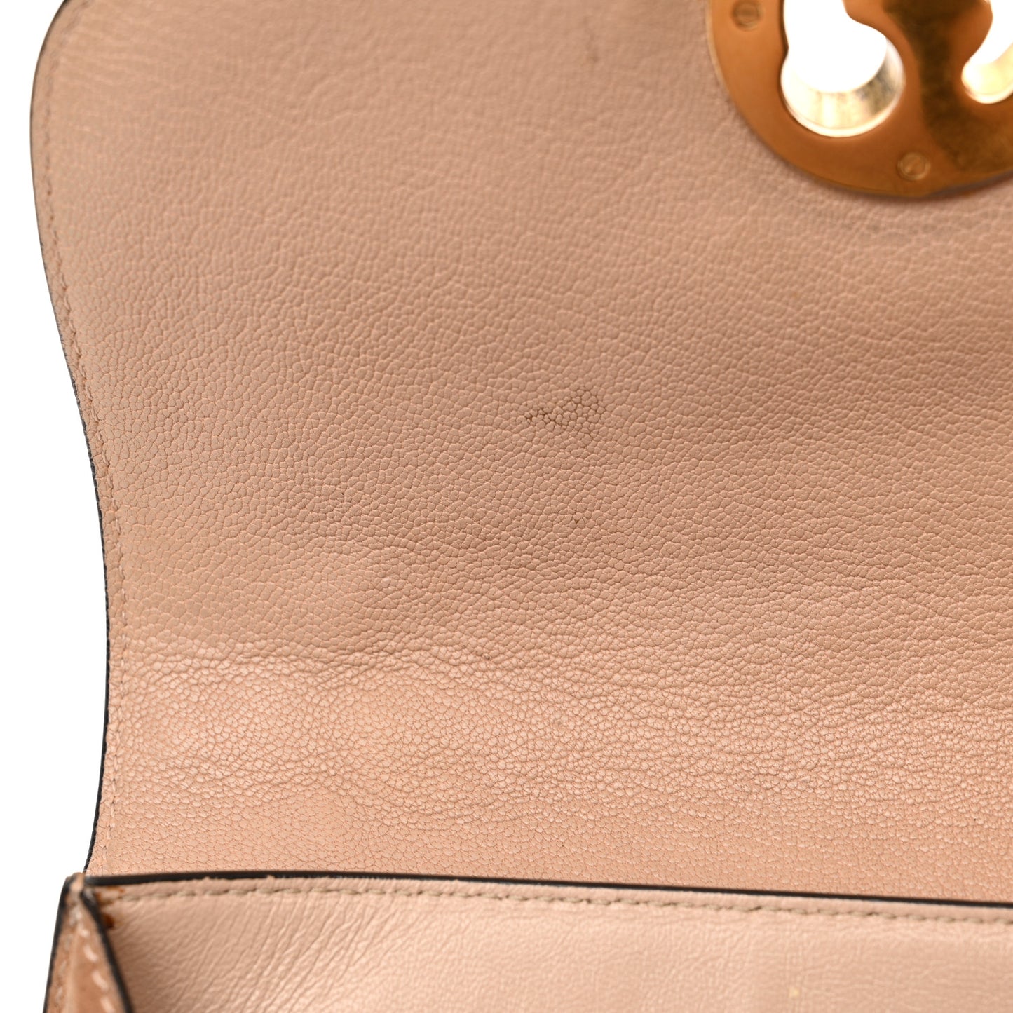Goatskin Medium Mily Shoulder Bag Biscotti Beige