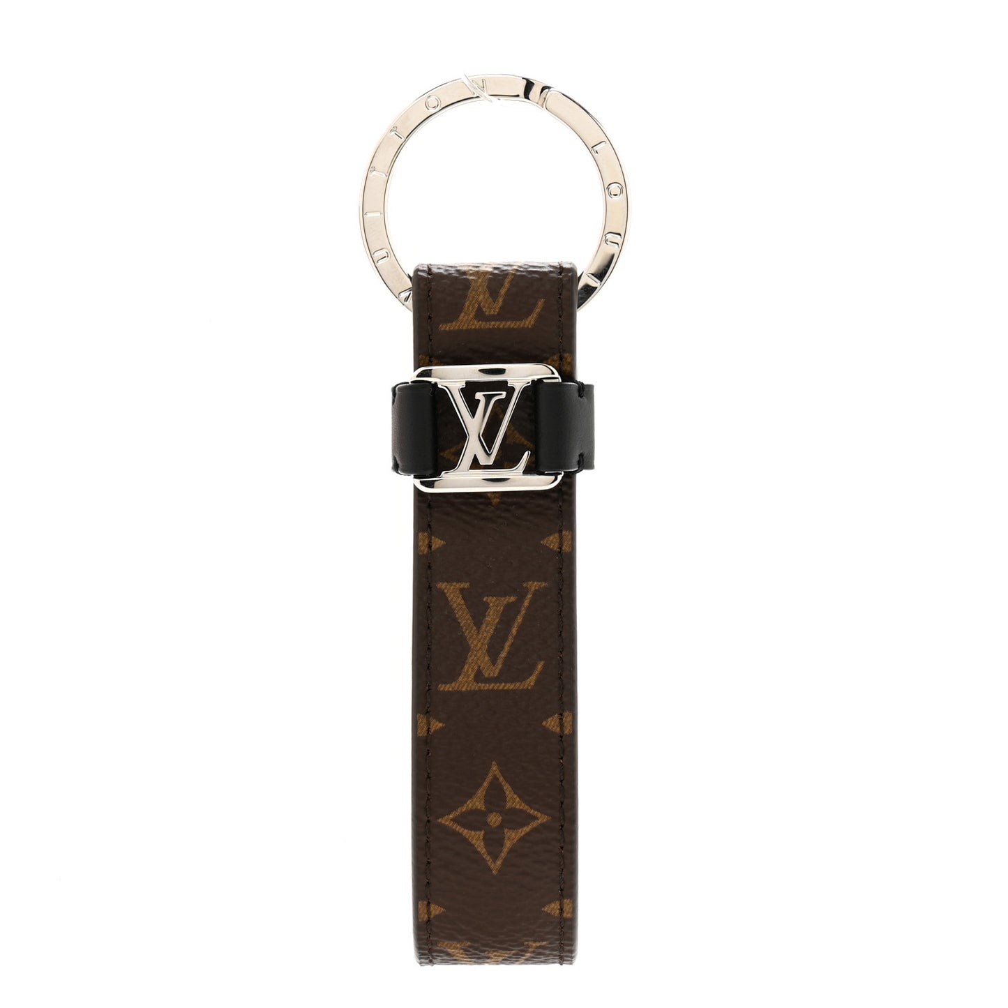 Monogram LV Dragonne Bag Charm Key Holder