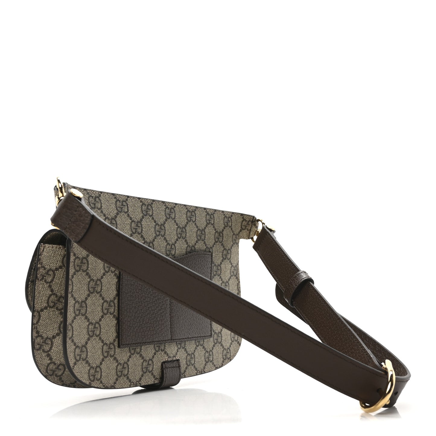 GG Supreme Monogram Textured Dollar Calfskin Blondie Belt Bag Beige Ebony New Acero