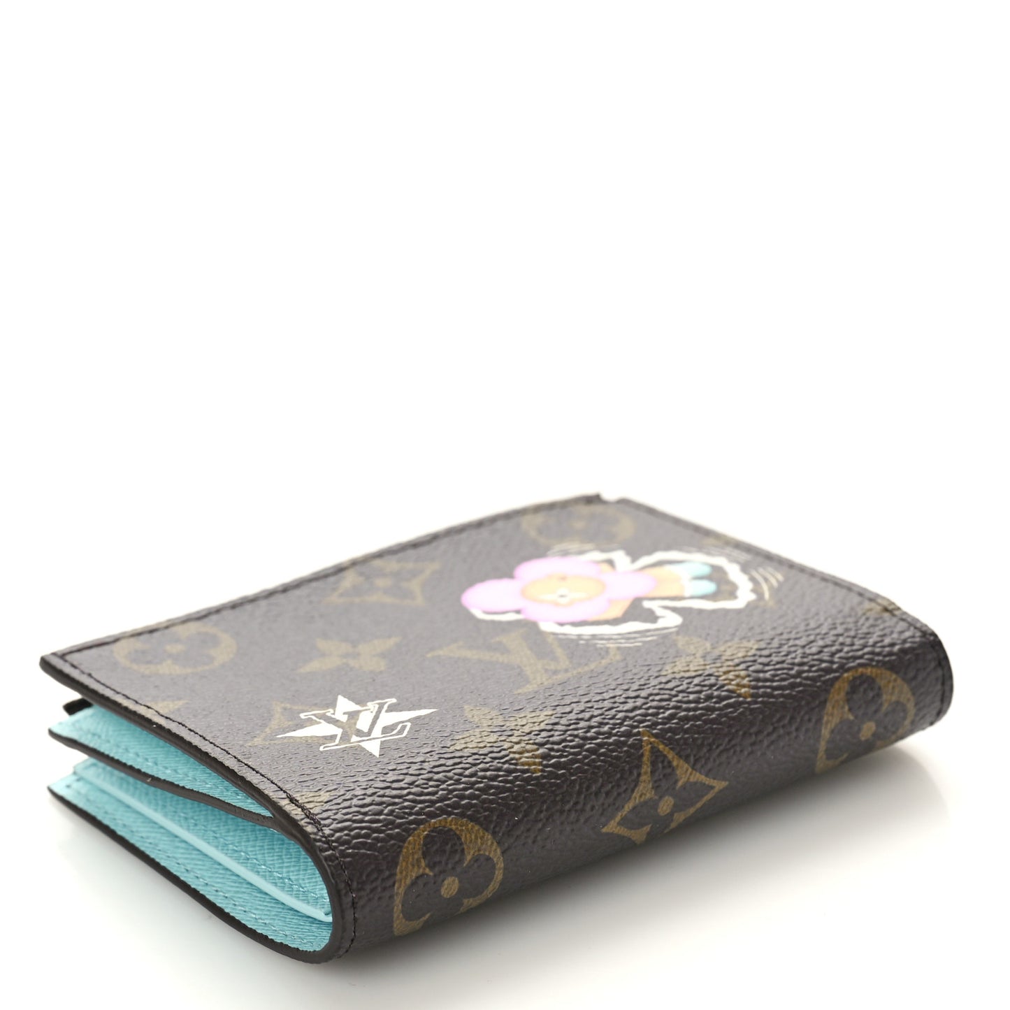 Monogram Snow Show Lisa Wallet Azur Frost