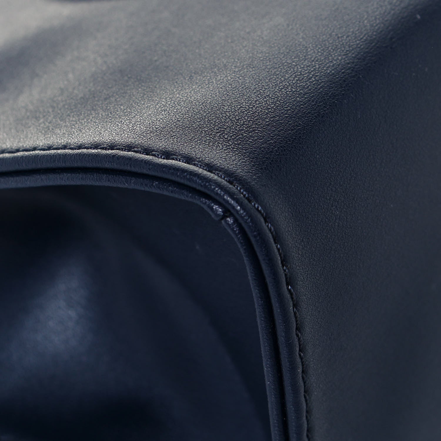 Telfar Vegan Leather Small Shopping Bag Navy 9 of 12