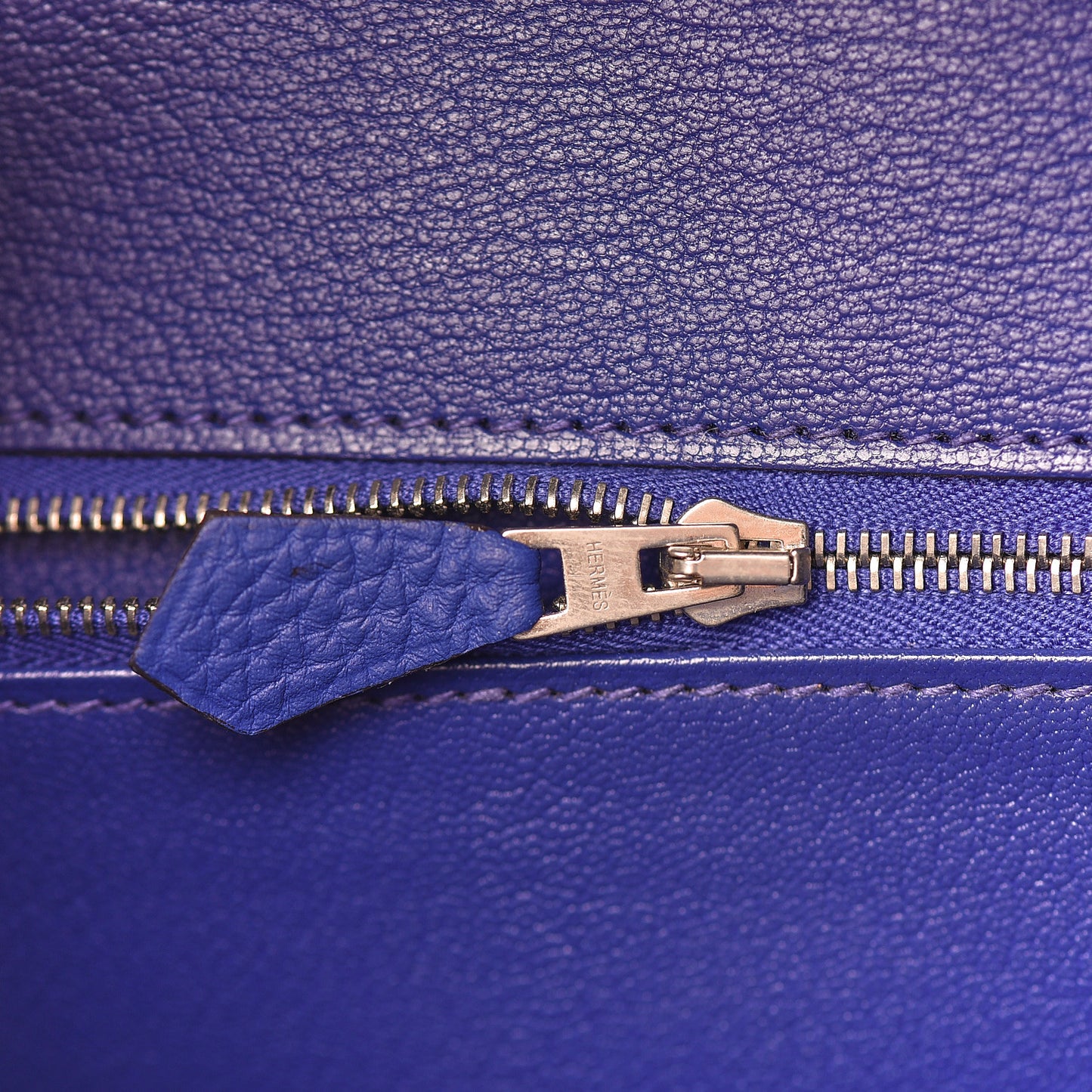 Togo Birkin 35 Bleu Electrique