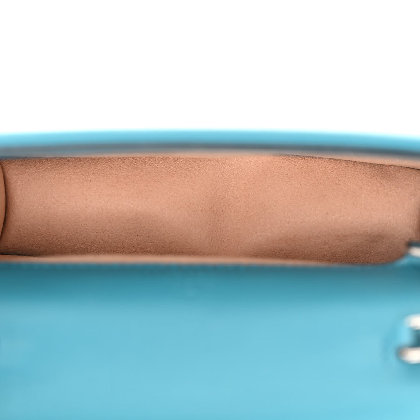 Velvet Super Mini Dionysus Shoulder Bag Pavone Cyan