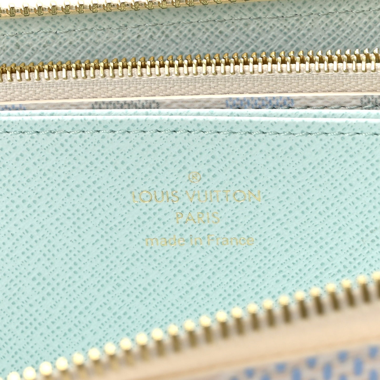 Damierlicious Zippy Wallet Pistachio Green