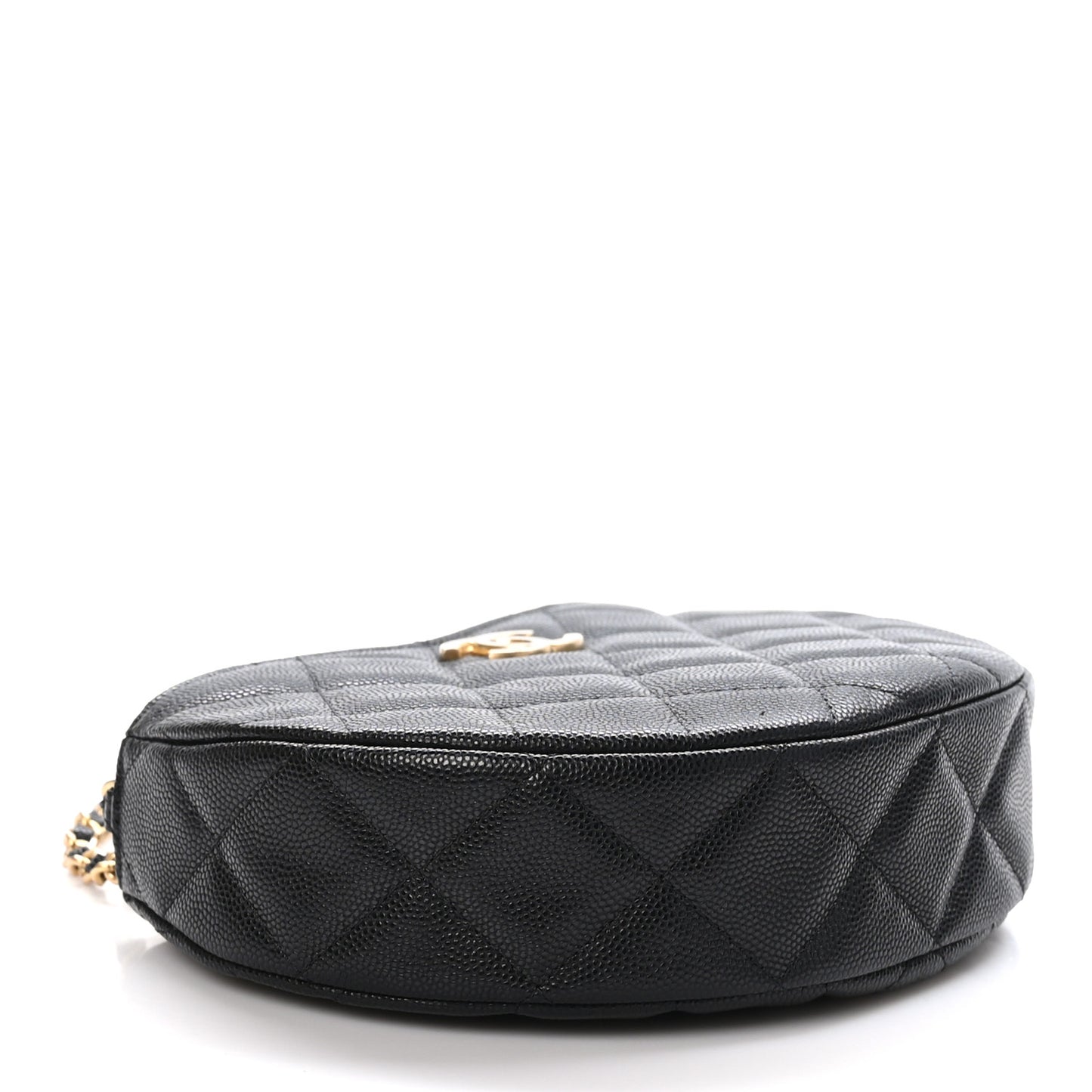 Caviar Quilted Hobo Black
