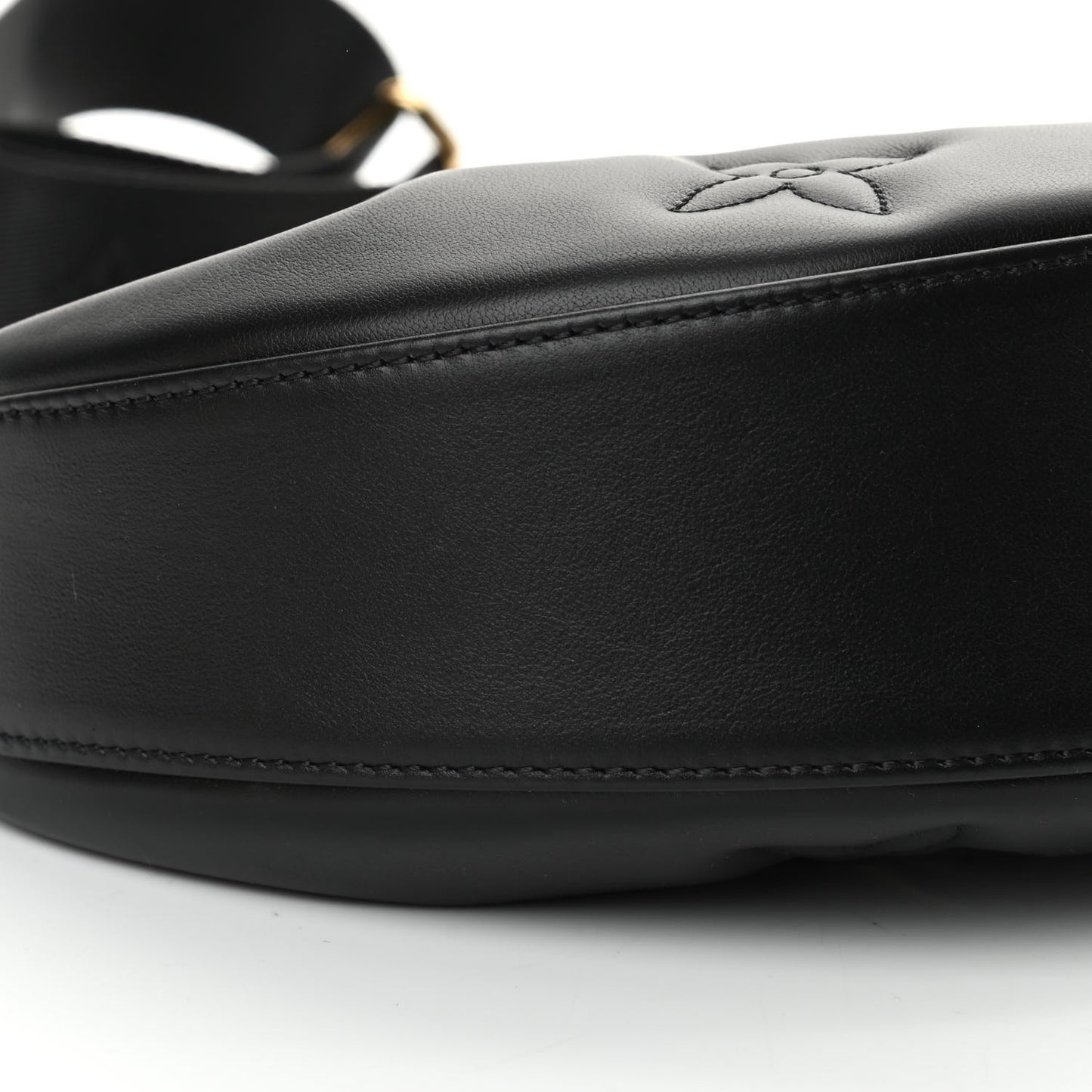 Calfskin Bubblegram Over The Moon Black