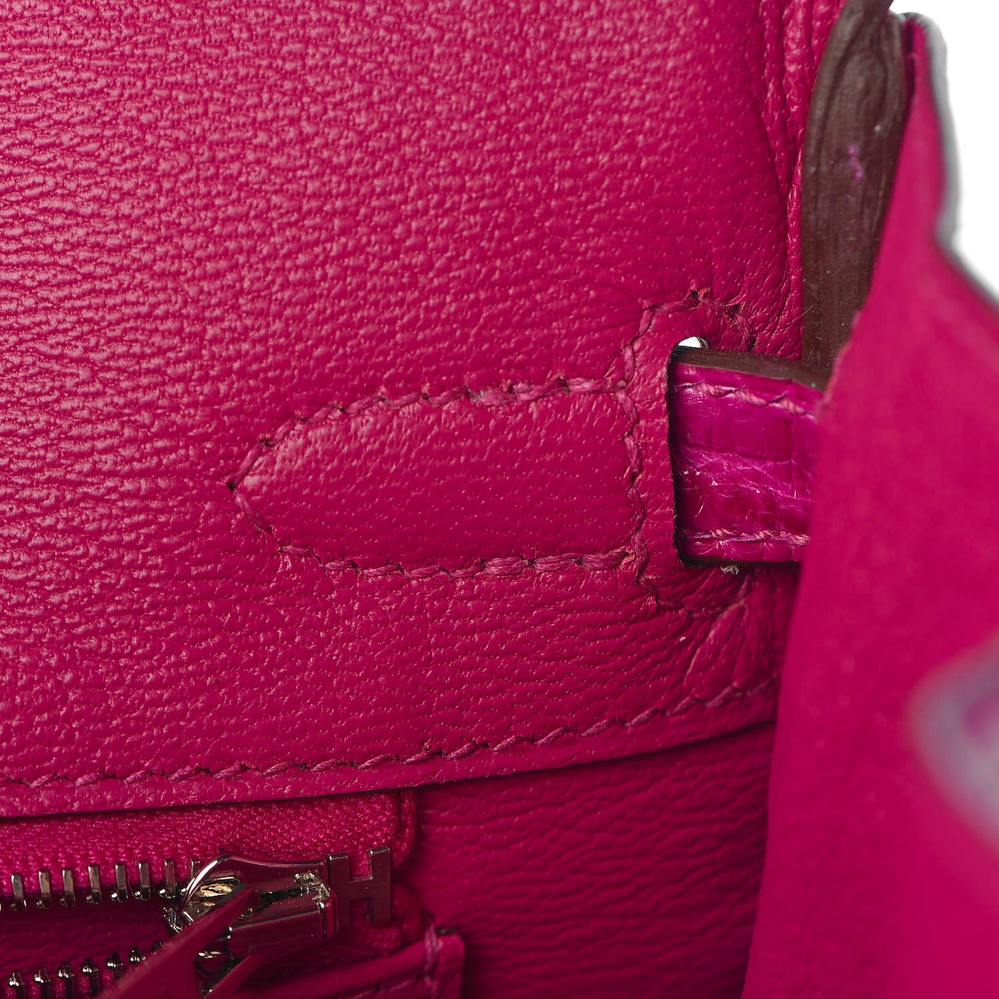 Shiny Niloticus Crocodile Birkin 25 Rose Scheherazade