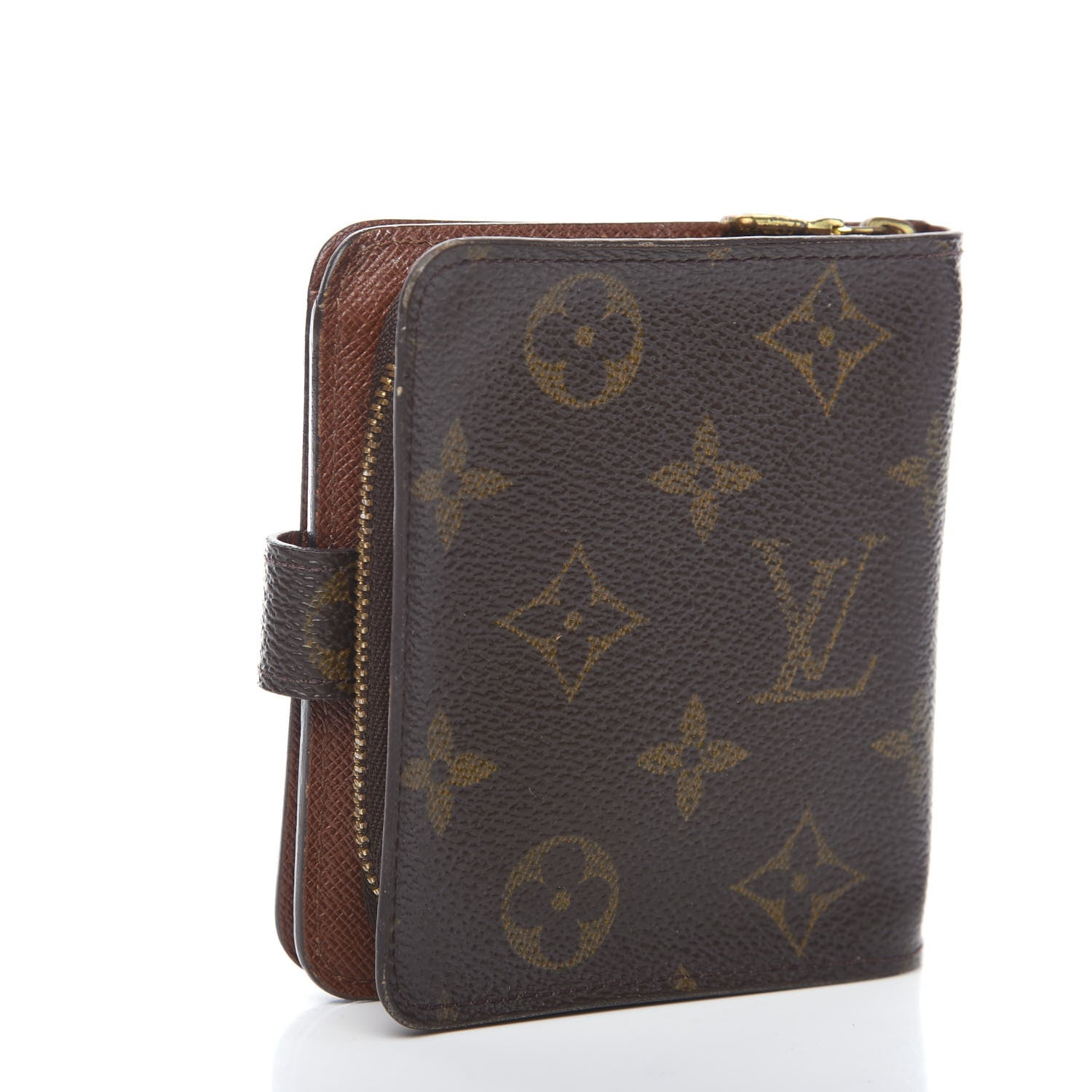 Louis Vuitton Monogram Compact Zippe Zipped Wallet 2 of 8