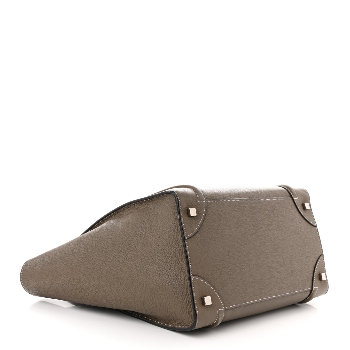 Drummed Calfskin Mini Luggage Souris